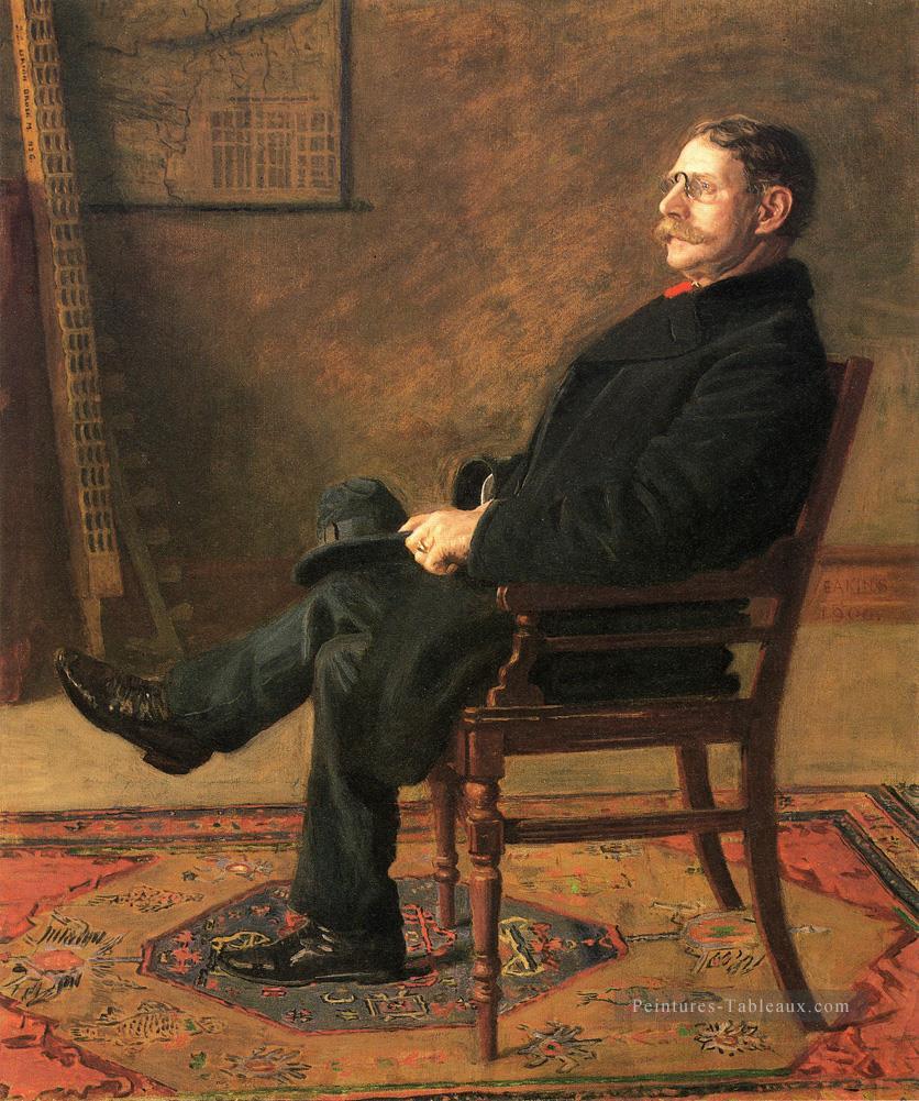 Frank Jay St John réalisme portraits Thomas Eakins Peintures à l'huile